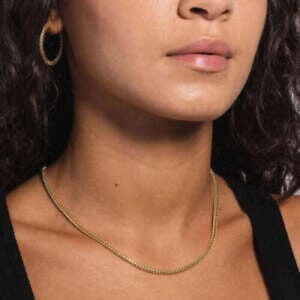 14K Yellow Gold Franco Chain Pendant Necklace 16"- 24" Necklaces - DailySale
