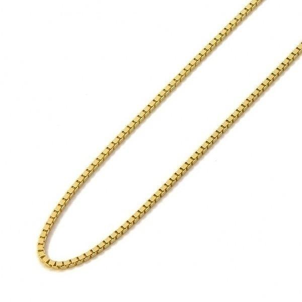 14K Yellow Gold High Polish Classic Box Link Chain Necklace - Assorted Sizes-26" Jewelry - DailySale
