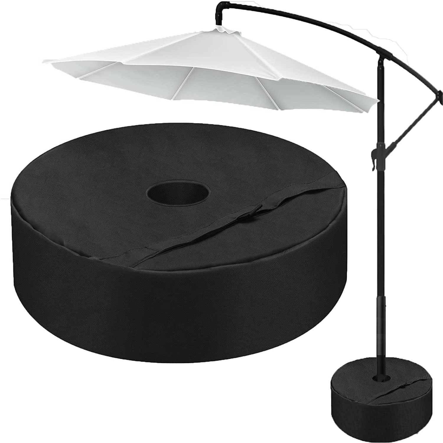 15” Patio Umbrella Base Weight Bag Sports & Outdoors - DailySale