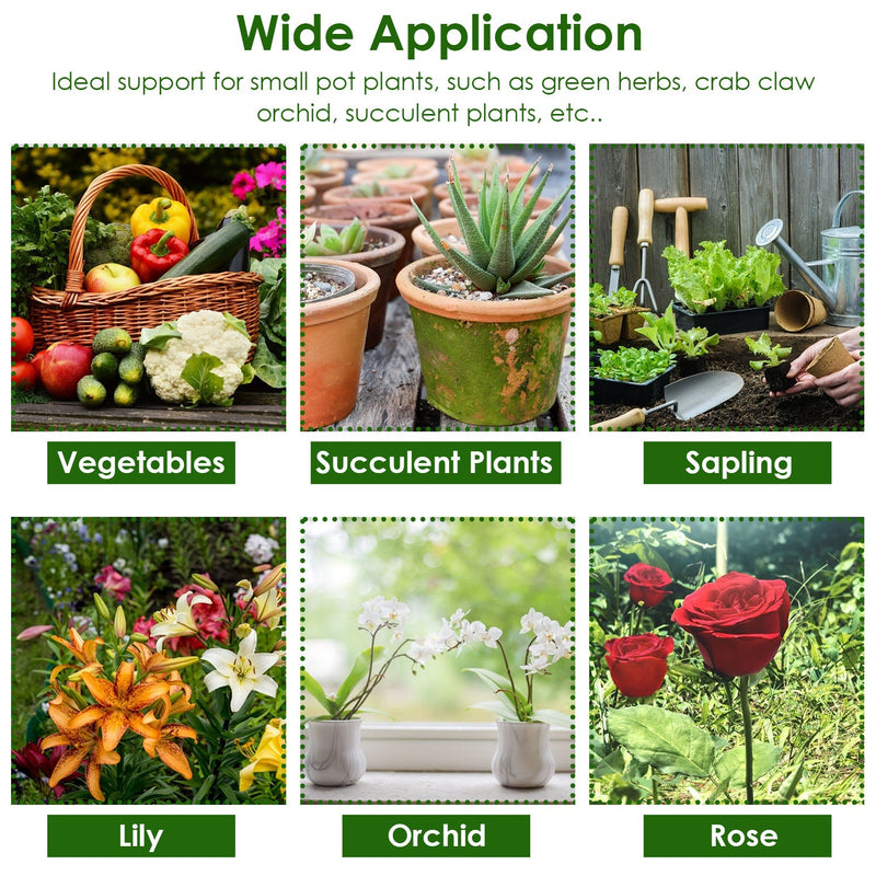 15-Piece: Garden Plant Support Stakes Garden & Patio - DailySale