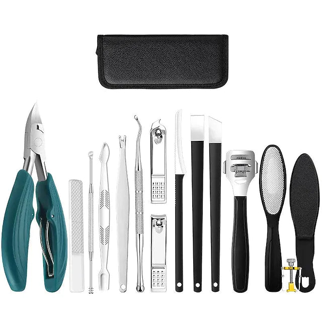 15-Piece: Nail Clipper Pedicure Set Beauty & Personal Care - DailySale