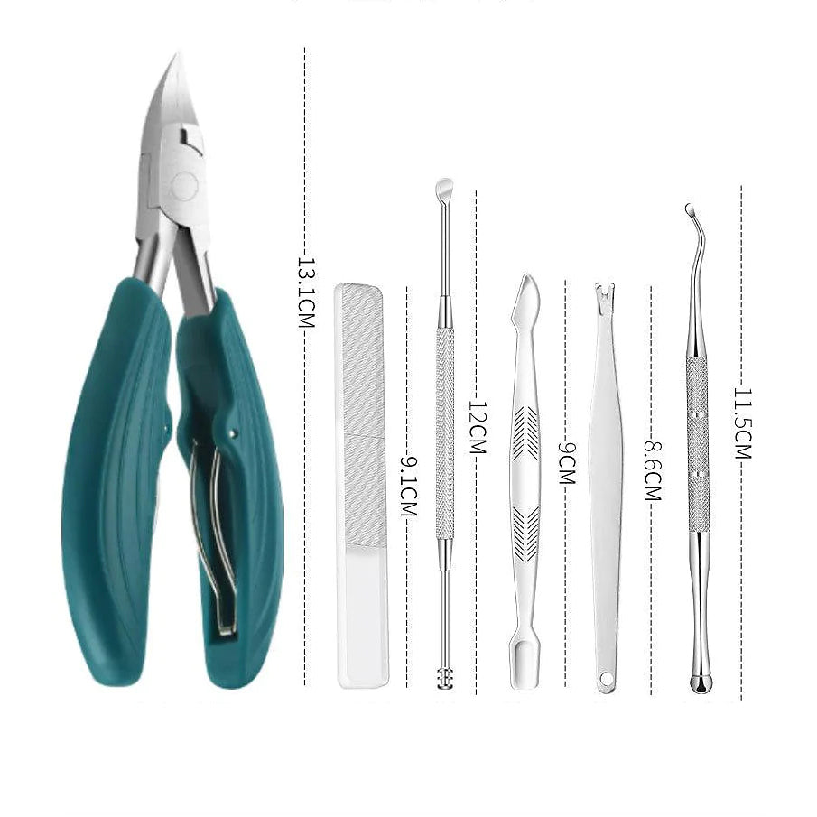 15-Piece: Nail Clipper Pedicure Set Beauty & Personal Care - DailySale