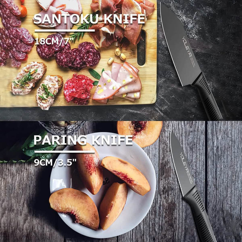 15-Piece: Non-Stick Coating Kitchen Knife Set Kitchen Tools & Gadgets - DailySale