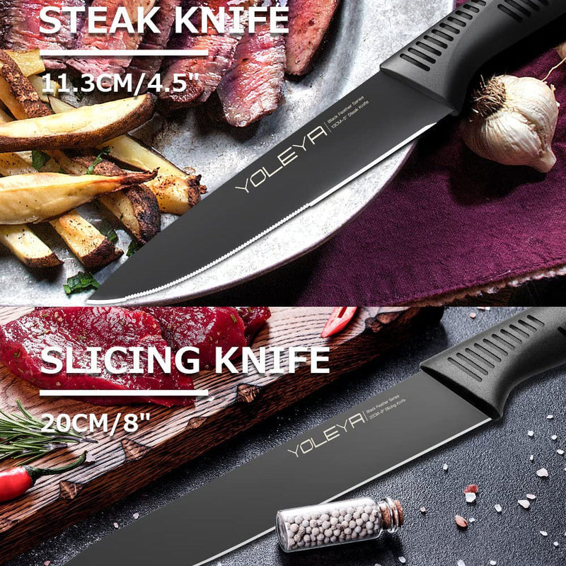 15-Piece: Non-Stick Coating Kitchen Knife Set Kitchen Tools & Gadgets - DailySale