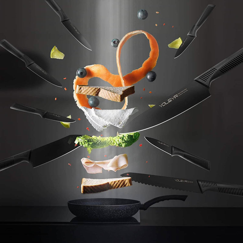 15-Piece: Non-Stick Coating Kitchen Knife Set Kitchen Tools & Gadgets - DailySale