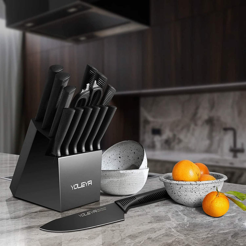 15-Piece: Non-Stick Coating Kitchen Knife Set Kitchen Tools & Gadgets - DailySale