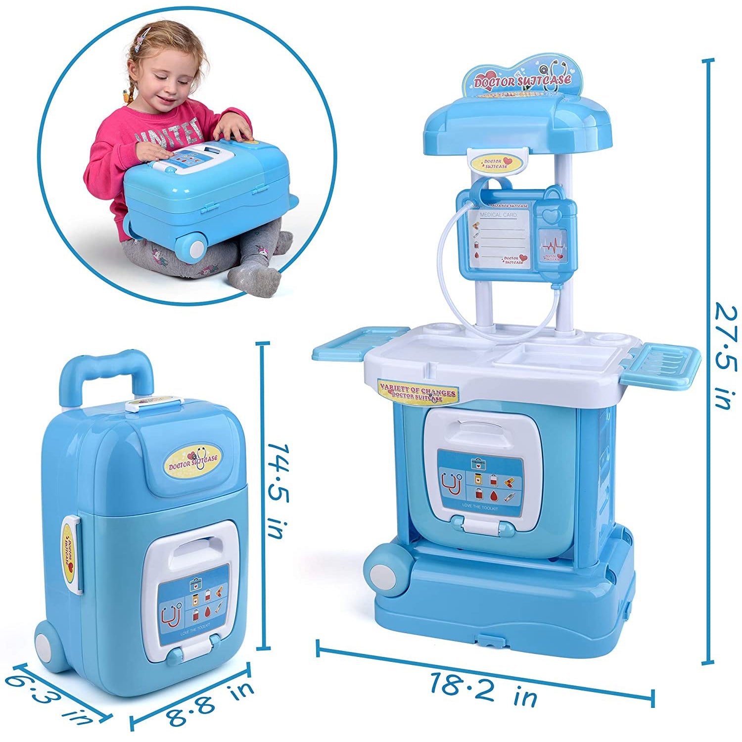 15-Piece: Ondekt Kids Doctor Set Toys & Games - DailySale