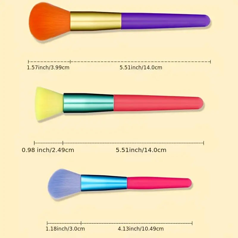 15-Pieces: Rainbow Color High Quality Makeup Brush Set Beauty & Personal Care - DailySale