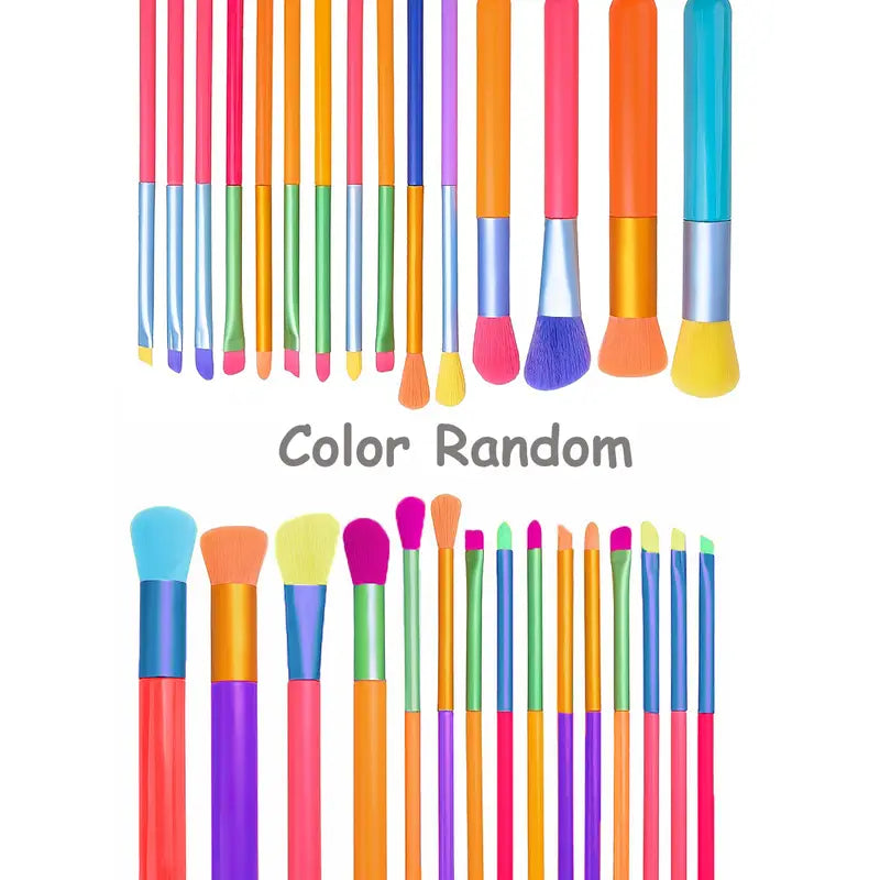 15-Pieces: Rainbow Color High Quality Makeup Brush Set Beauty & Personal Care - DailySale