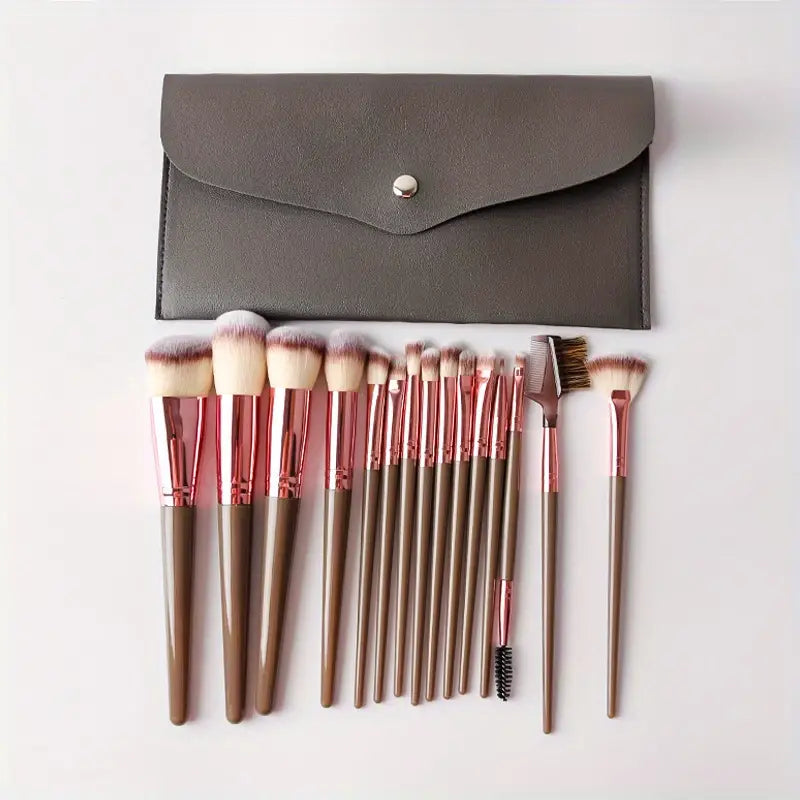 15-Pieces Set: Professional Makeup Brush Beauty & Personal Care - DailySale