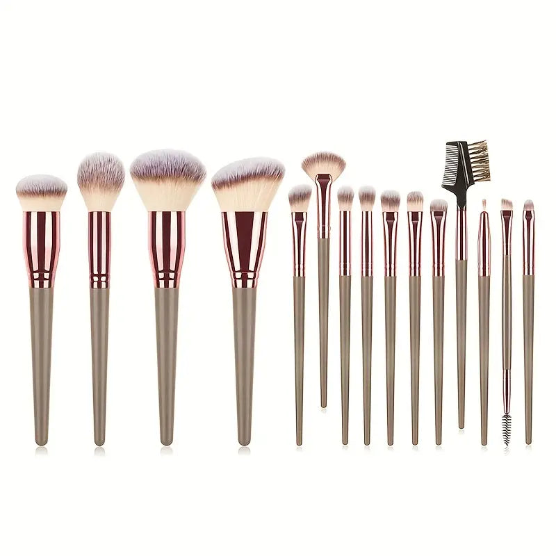 15-Pieces Set: Professional Makeup Brush Beauty & Personal Care - DailySale