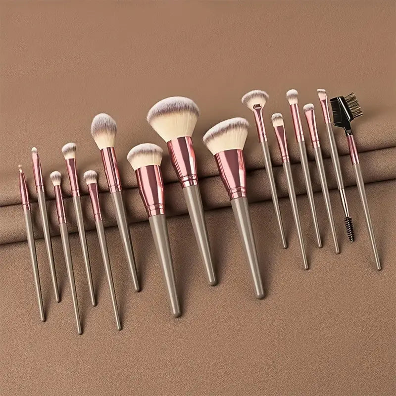 15-Pieces Set: Professional Makeup Brush Beauty & Personal Care - DailySale