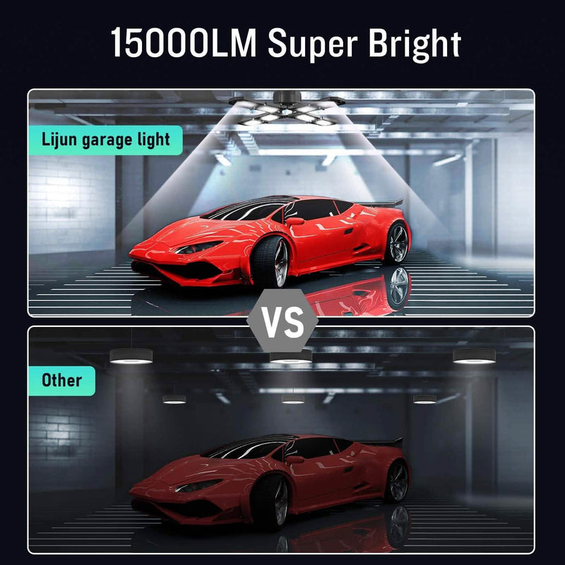 15000LM LED Shop Light with E26/E27 Indoor Lighting - DailySale