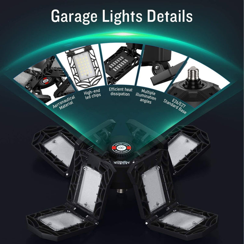 15000LM LED Shop Light with E26/E27 Indoor Lighting - DailySale