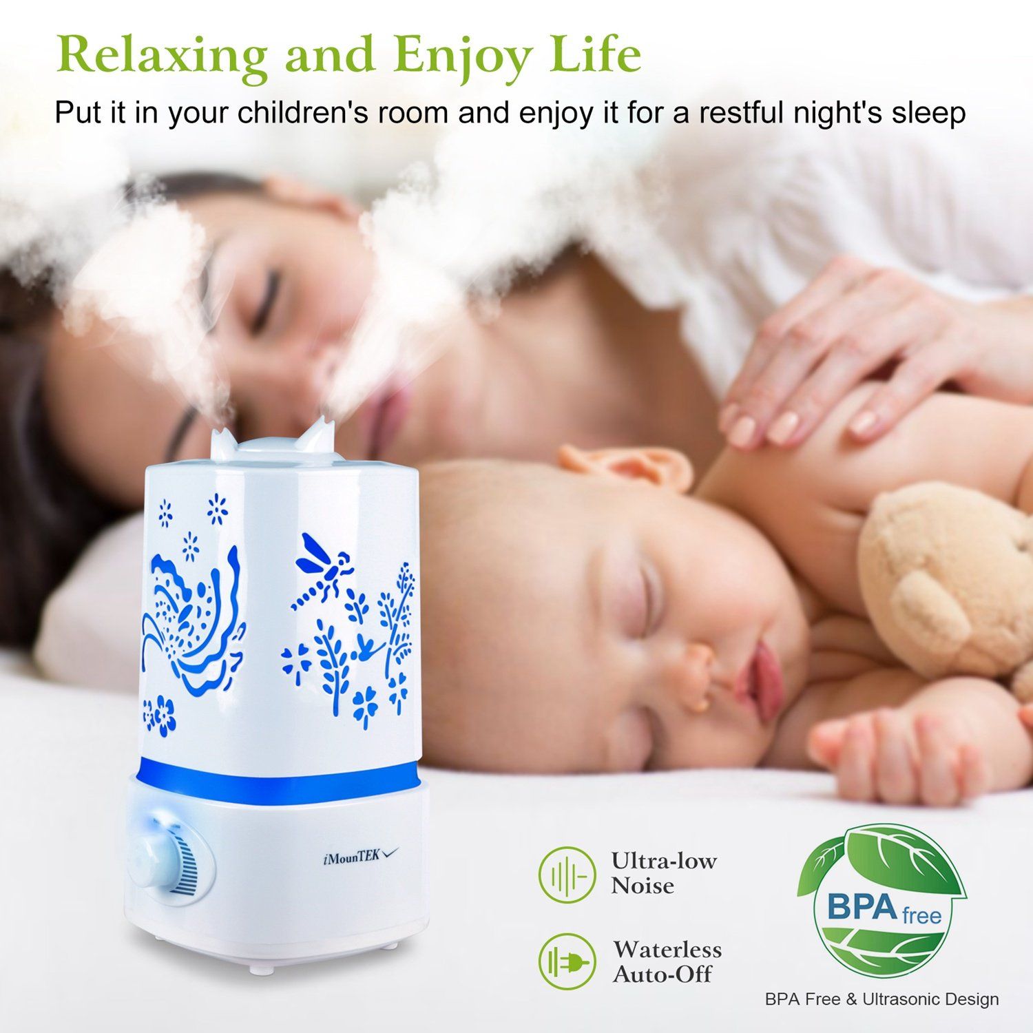 1500ml Ultrasonic Aroma Essential Oil Diffuser Wellness - DailySale