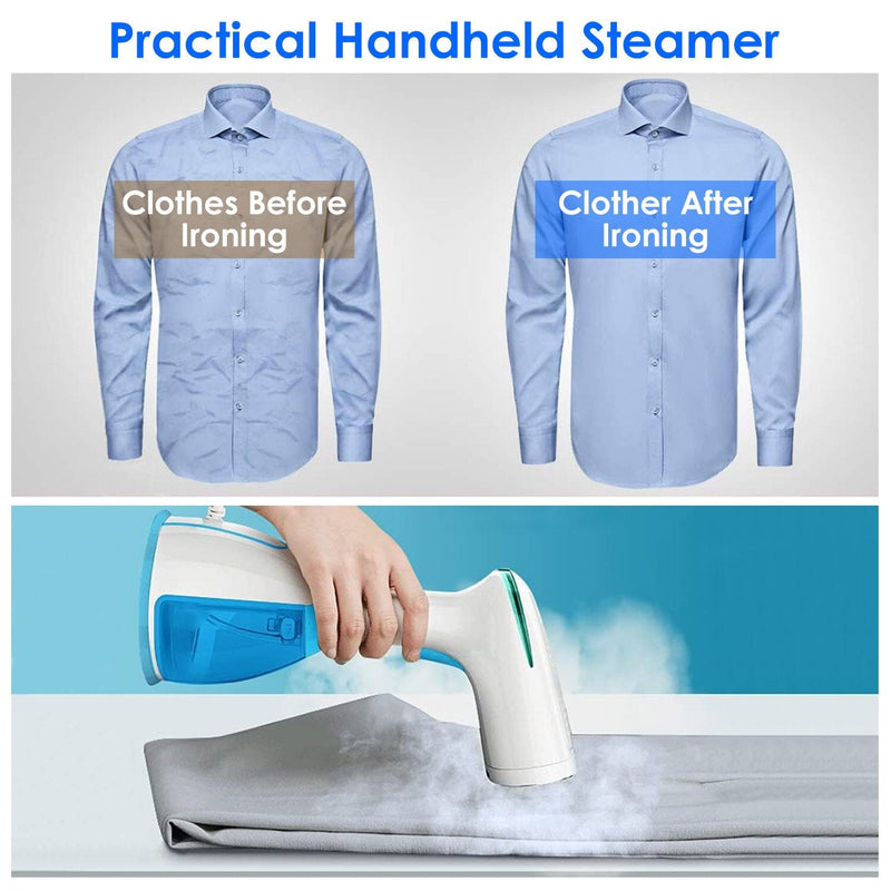 1500W Portable Handheld Clothes Steamer with 2 Brush Household Appliances - DailySale