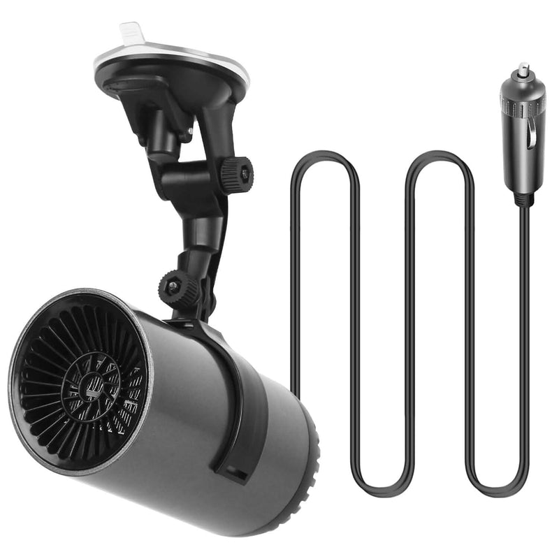 150W Portable Car Heater 2-in-1 Heating Cooling Fan Rotatable Demister Defroster Automotive 12V - DailySale