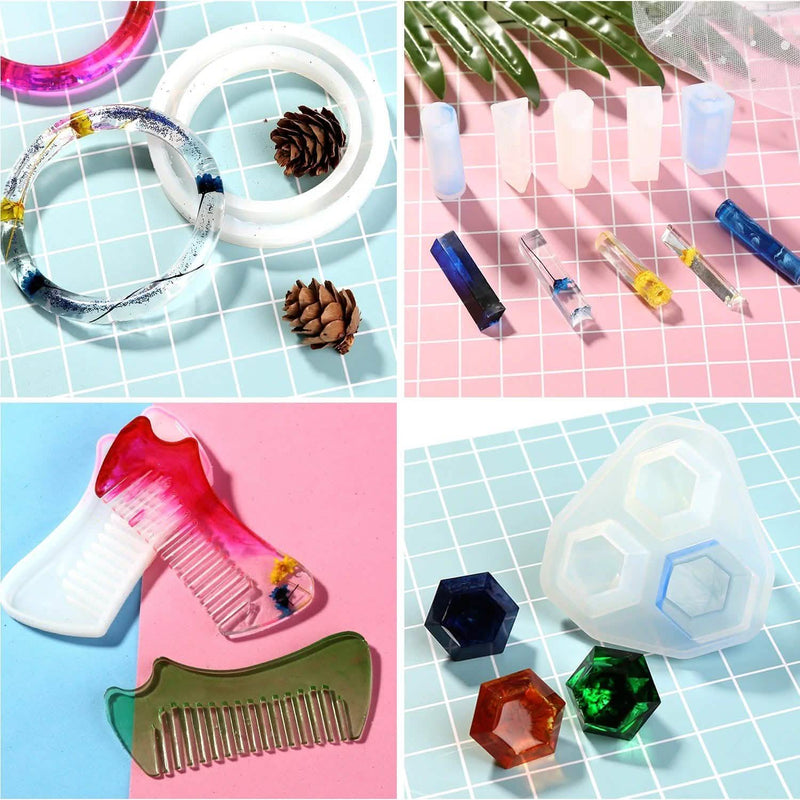 155-Piece: DIY Silicone Casting Molds Tool Jewelry Making Mould Set Everything Else - DailySale