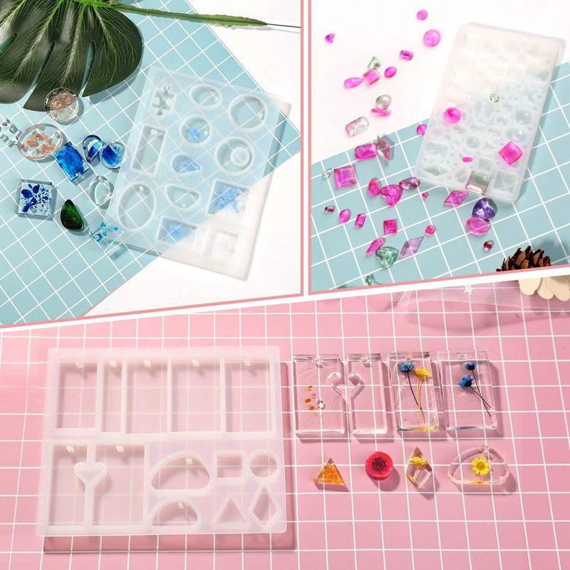 155-Piece: DIY Silicone Casting Molds Tool Jewelry Making Mould Set Everything Else - DailySale