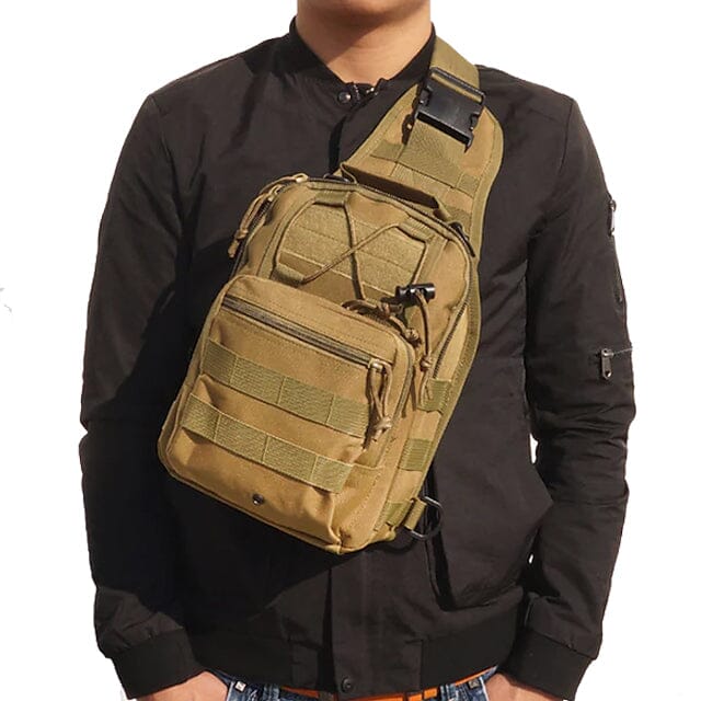 15L Waterproof Hiking Backpack Bags & Travel Khaki - DailySale