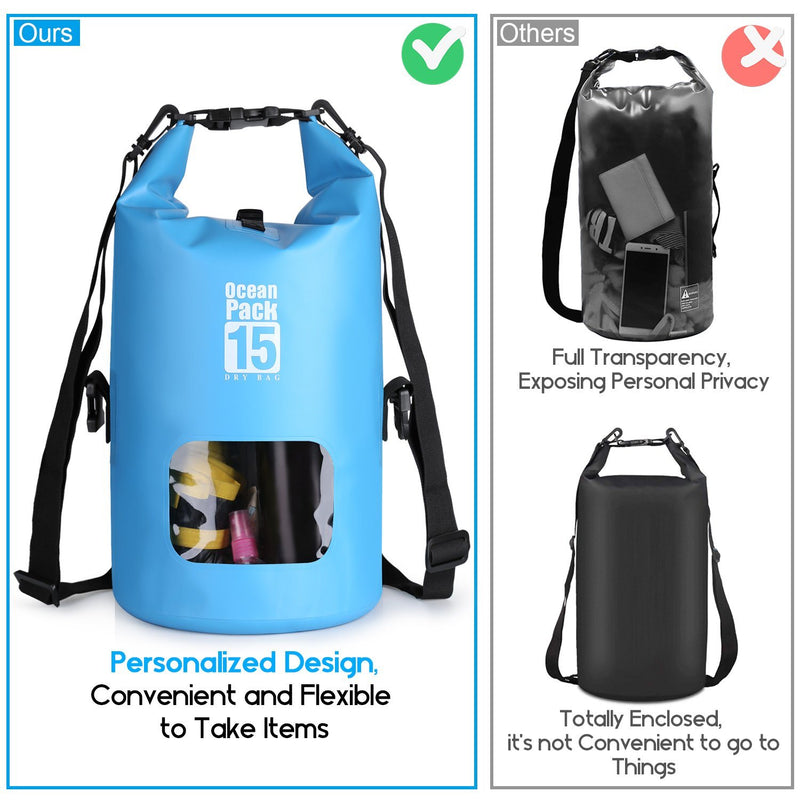15L Waterproof Lightweight Dry Bag Bags & Travel - DailySale