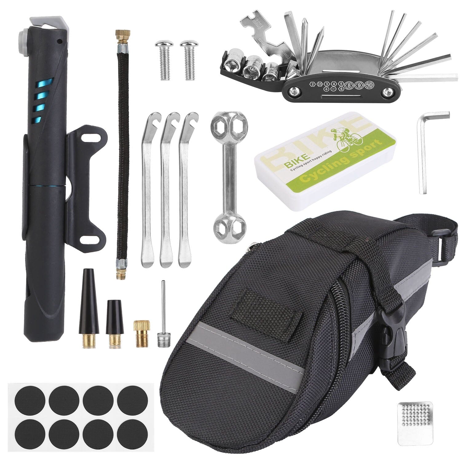 16-in-1 Bicycle Tire Repair Kit Sports & Outdoors - DailySale