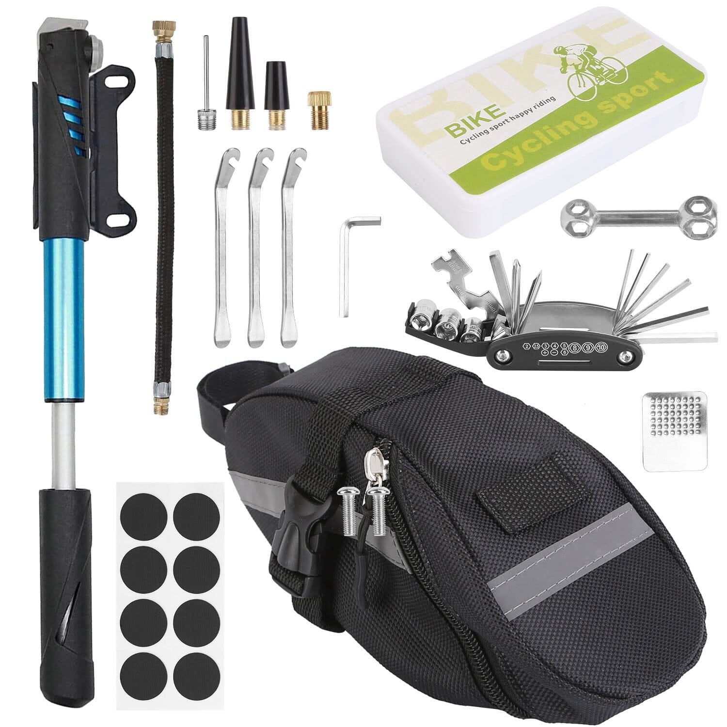 16-in-1 Bicycle Tire Repair Kit Sports & Outdoors - DailySale