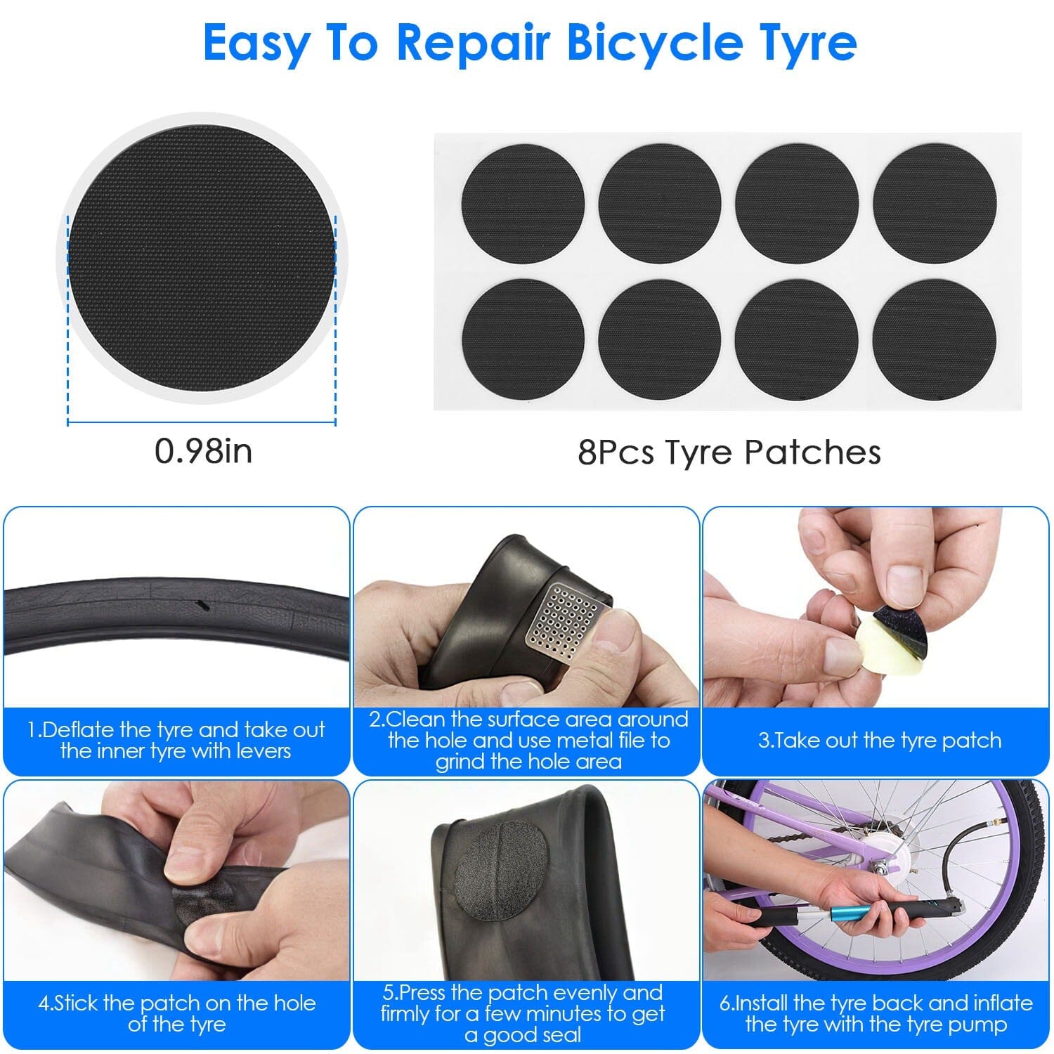 16-in-1 Bicycle Tire Repair Kit Sports & Outdoors - DailySale