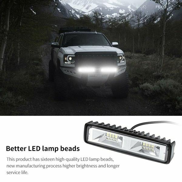 16 LEDs 48w DRL LED Work Light Driving Lamp Automotive - DailySale