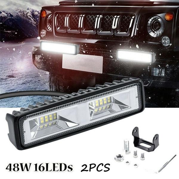 16 LEDs 48w DRL LED Work Light Driving Lamp Automotive - DailySale