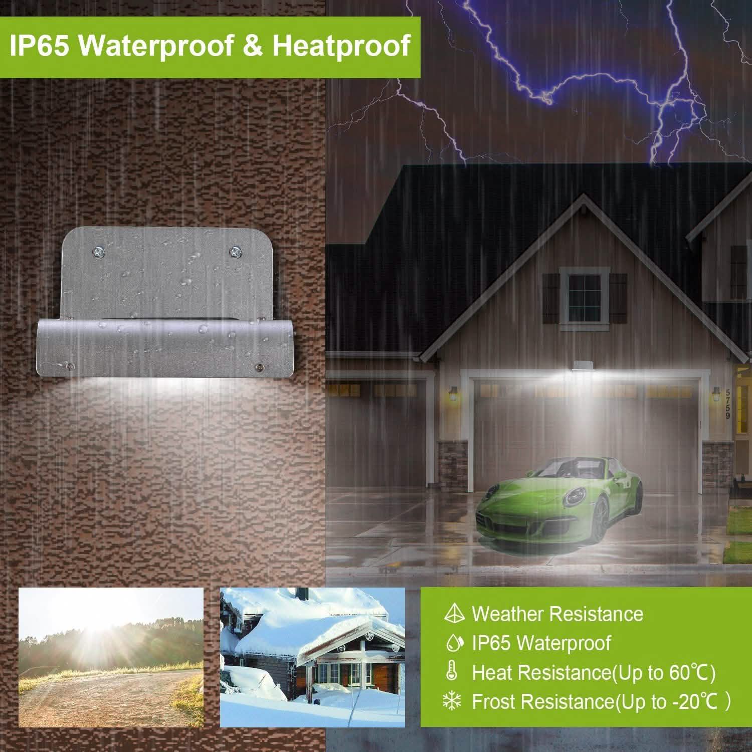 16 LEDs Outdoor Solar Wall Lights Lighting & Decor - DailySale