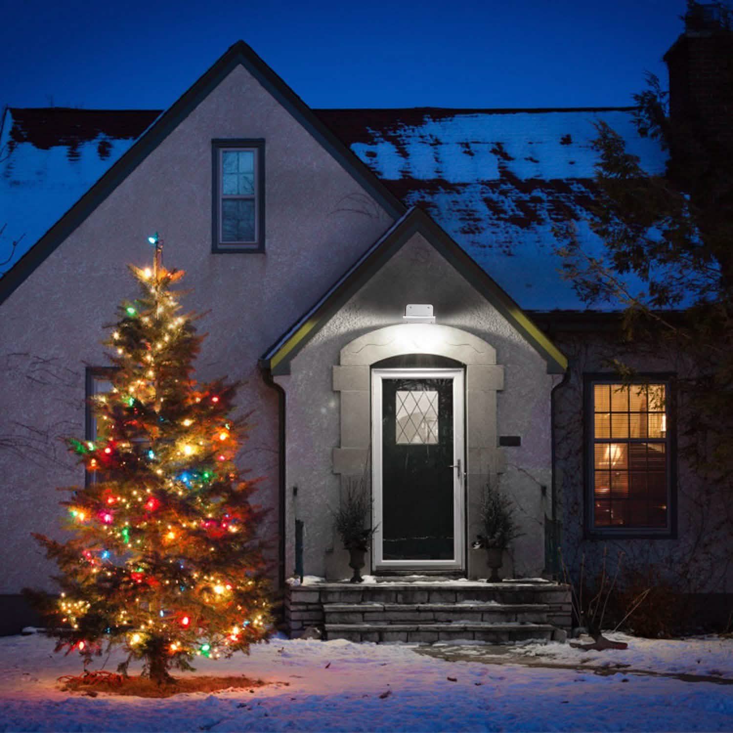 16 LEDs Outdoor Solar Wall Lights Lighting & Decor - DailySale