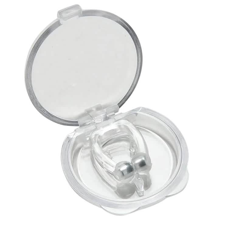 16-Pack: Silicone Magnetic Nose Clip Portable Mini Anti Snoring Wellness - DailySale