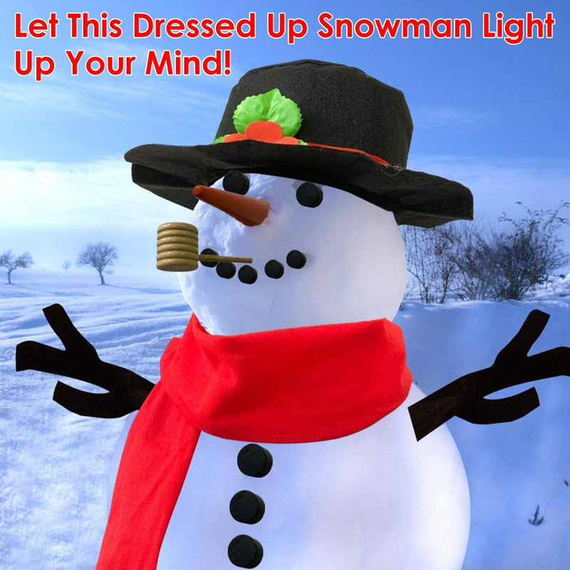 16-Piece: Snowman Decorating Dressing Kit Holiday Decor & Apparel - DailySale