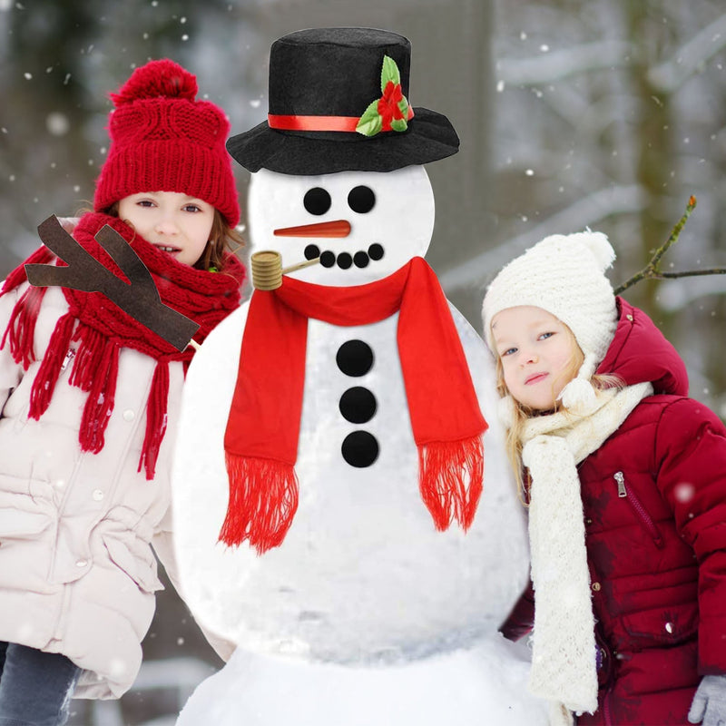 Real Snowman Decorating Making Kit 16Pcs Christmas Xmas Holiday