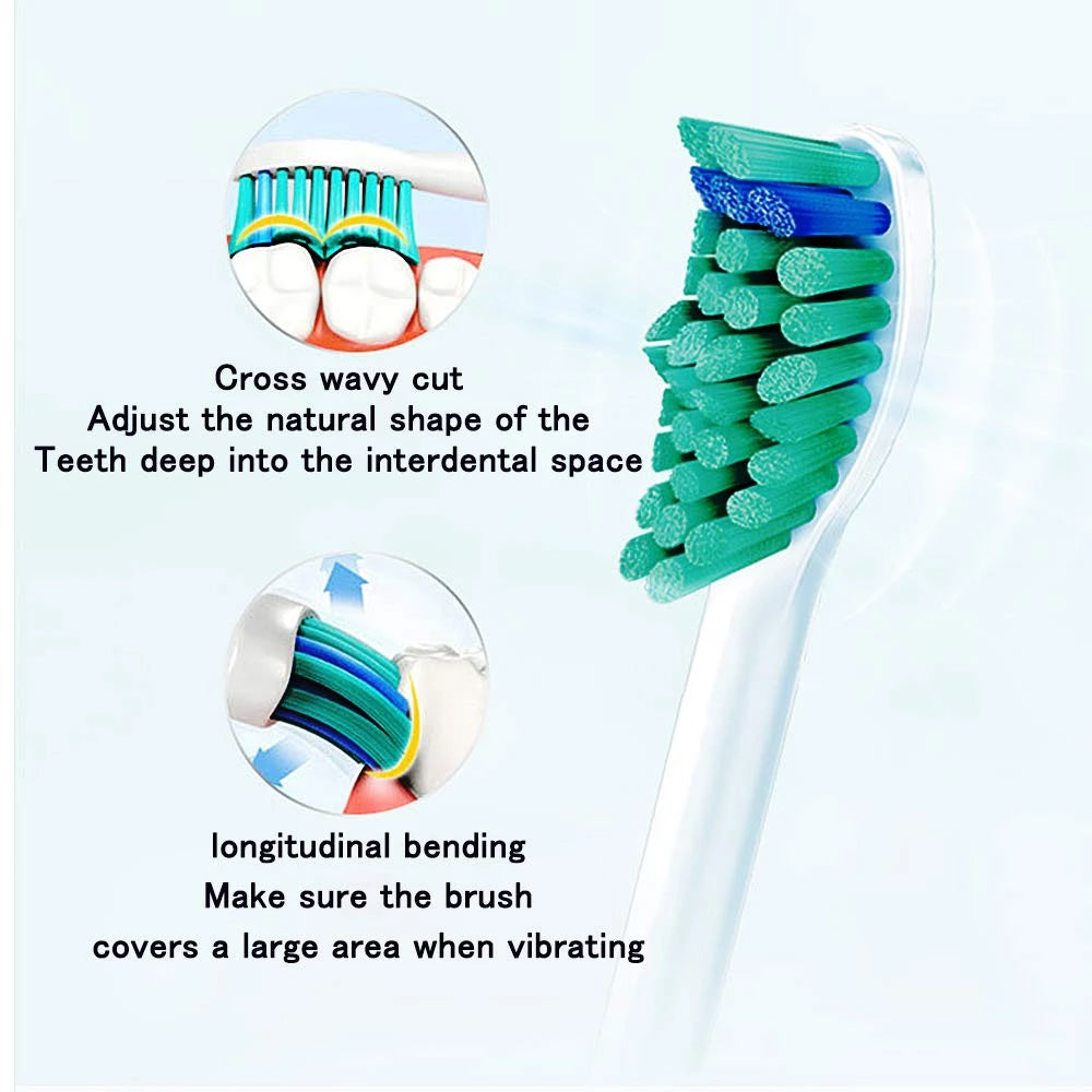 16-Pieces: HX6014 Replacement Electric Toothbrush Head Fits For Philips Sonicare Toothbrush Heads Beauty & Personal Care - DailySale