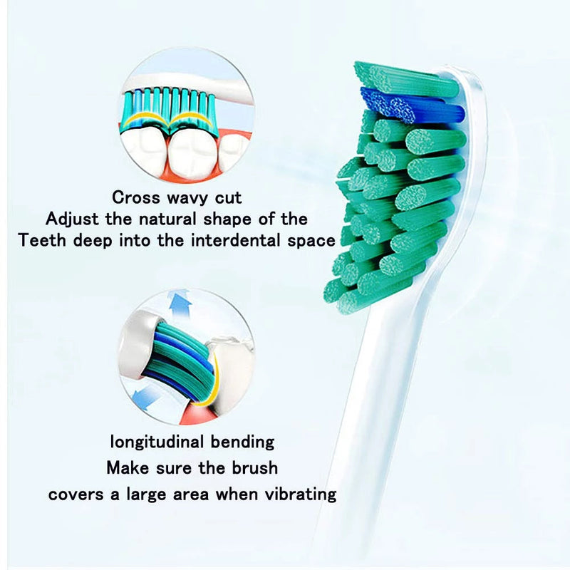 16-Pieces: HX6014 Replacement Electric Toothbrush Head Fits For Philips Sonicare Toothbrush Heads Beauty & Personal Care - DailySale