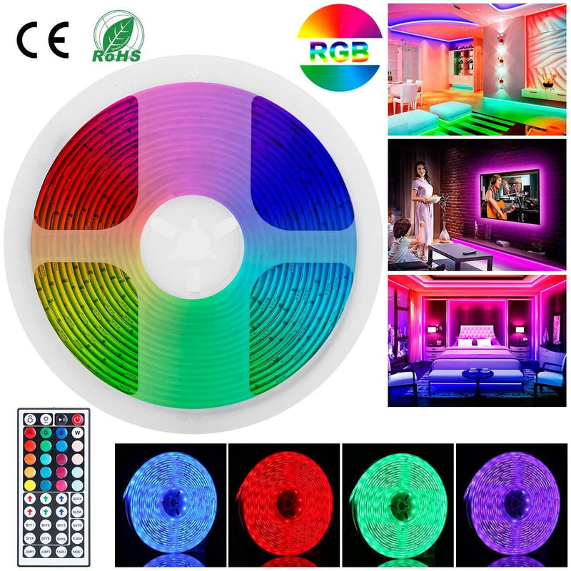 16.4FT 150 LEDs RGB Color Changing Lamp Lighting & Decor - DailySale