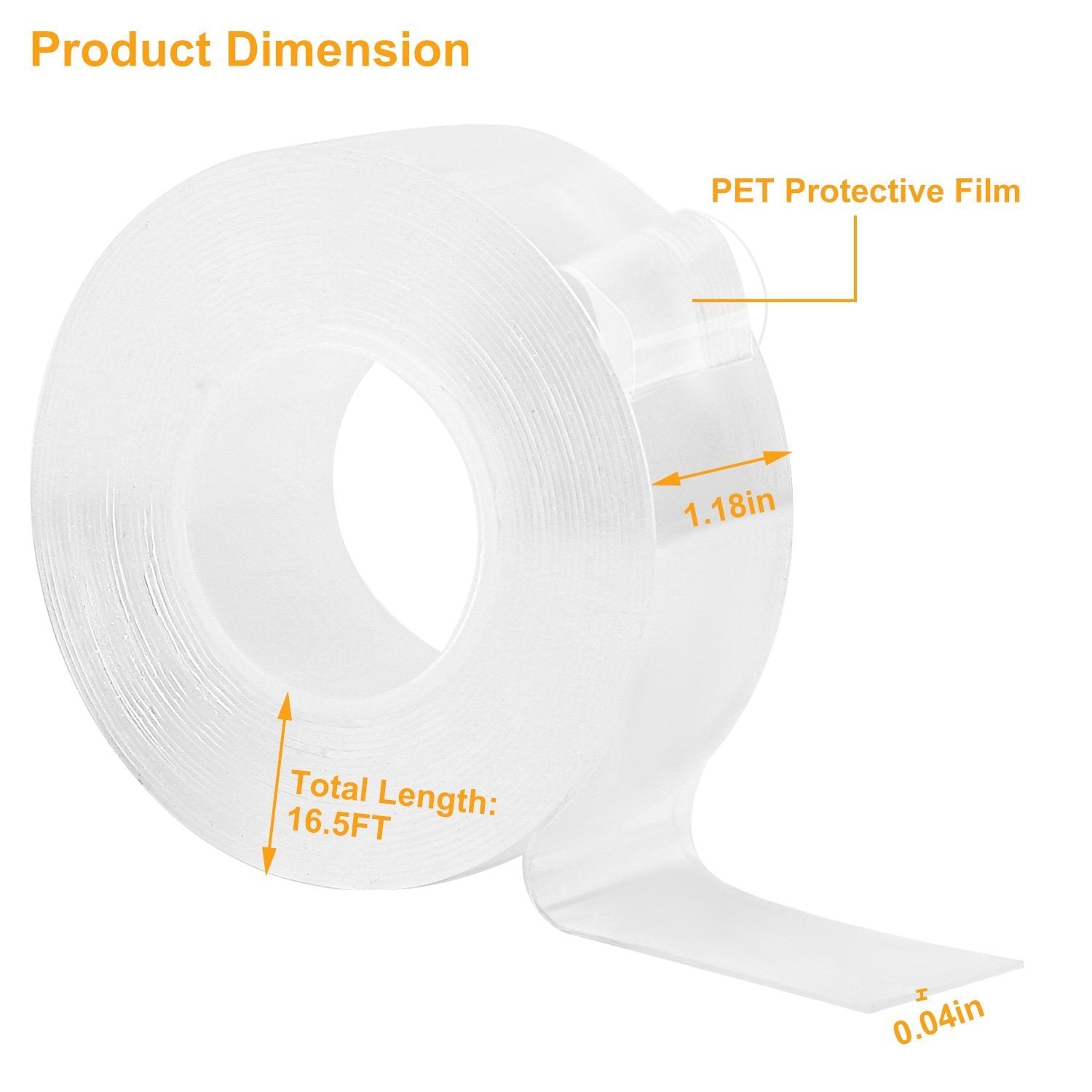 16.5FT Nano Double Sided Adhesive Tape Everything Else - DailySale