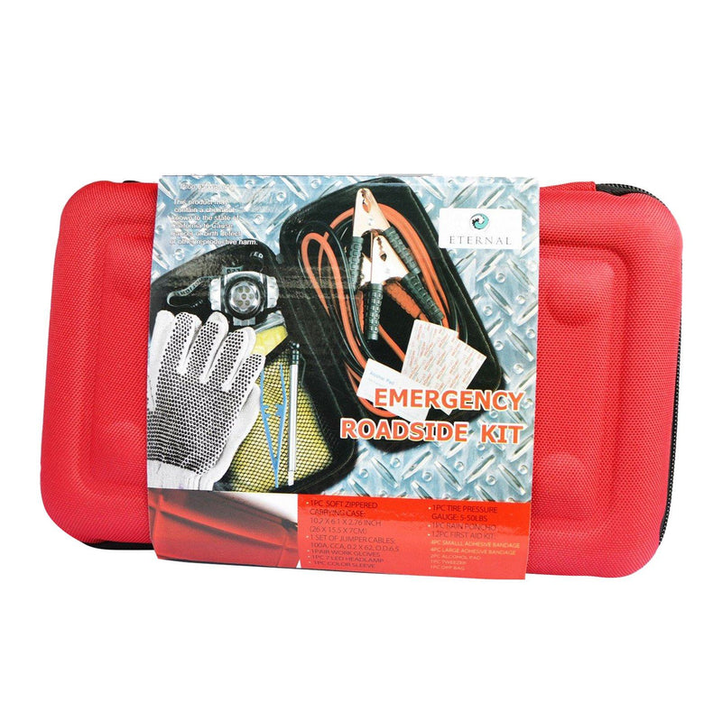 17-Piece Set: Emergency Roadside Kit Auto Accessories - DailySale