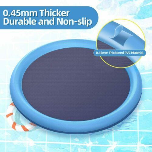 170CM Splash Play Mat Inflatable Water Toy Sprinkler Pad Kid Toddler Dog Sports & Outdoors - DailySale