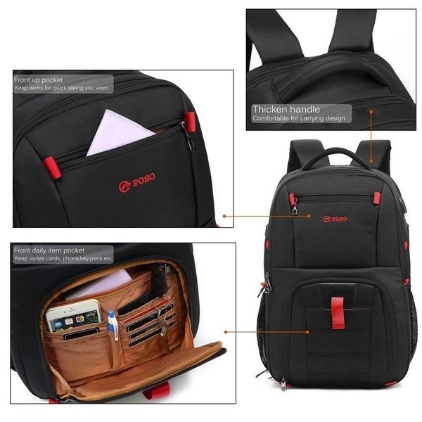 17.3 Inch USB Charging Laptop Briefcase/Backpack