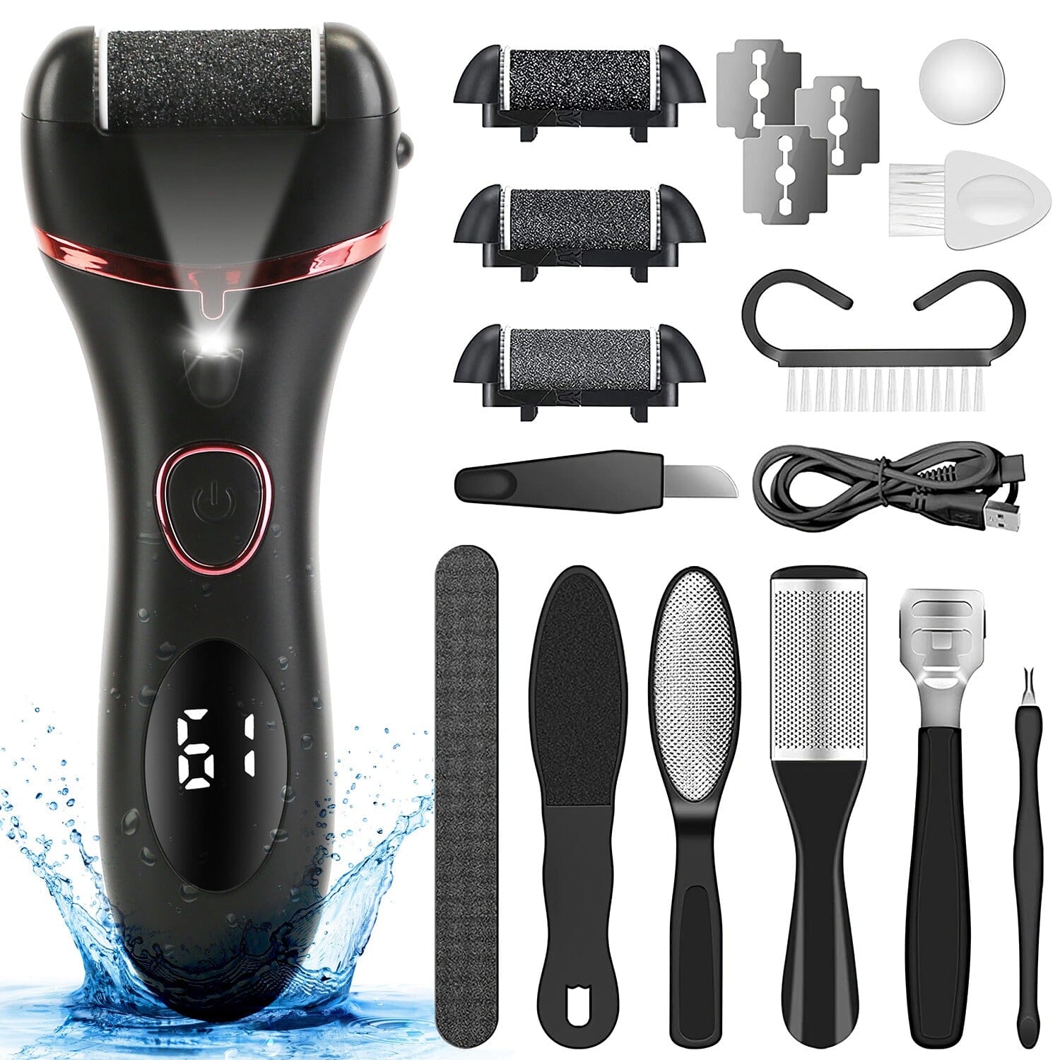 18-in-1 Electric Foot Callus Remover Tool Beauty & Personal Care - DailySale