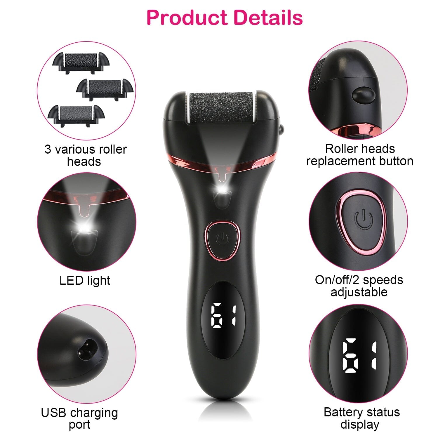 18-in-1 Electric Foot Callus Remover Tool Beauty & Personal Care - DailySale