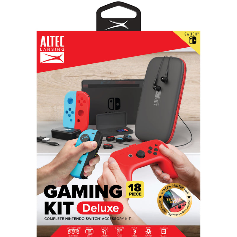 18-Pieces Set: Altec Lansing Nintendo Switch Kit Video Games & Consoles - DailySale