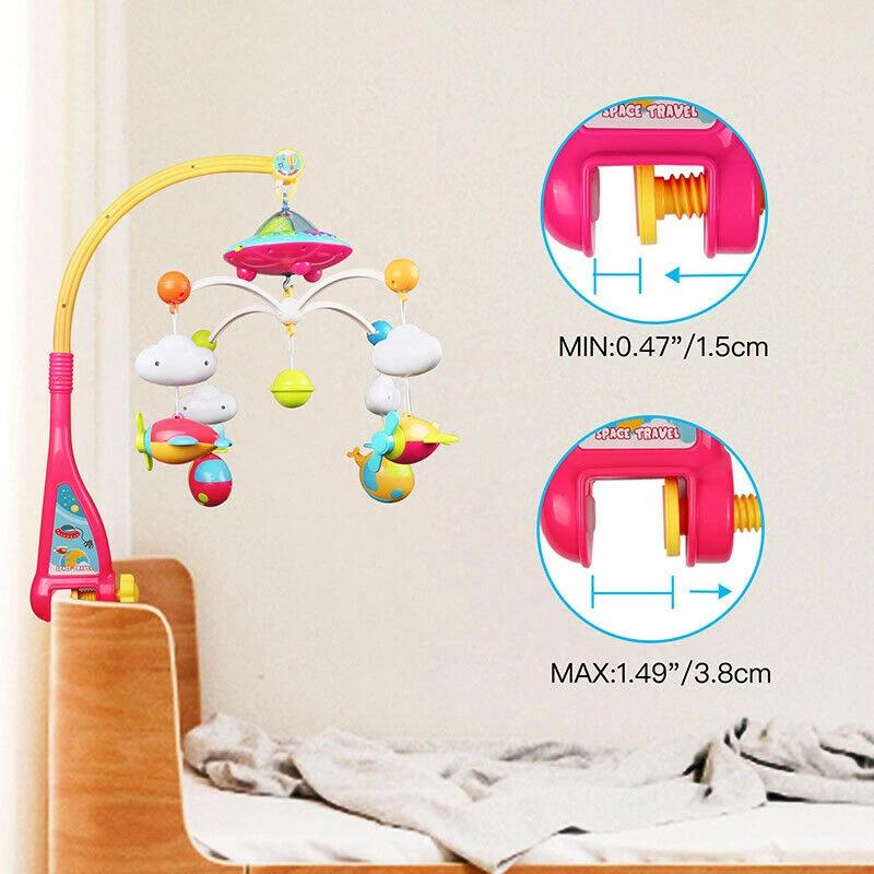 180 Melodies Music Crib Toy Twinkle Light Mobile Cot Bed Bell Box Baby Rattles Baby - DailySale