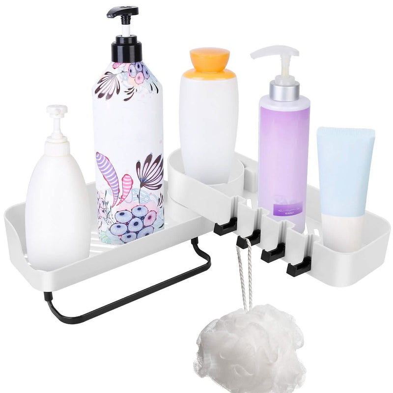 180° Rotatable Bathroom Corner Caddy Shelf Bath - DailySale