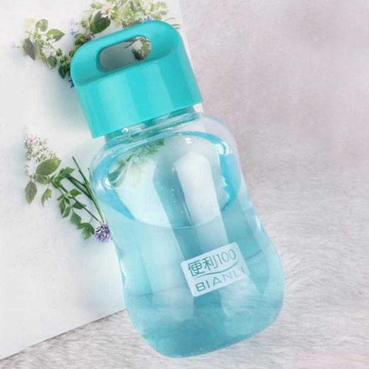 180ML Plastic Colorful Water Bottle Portable Sports & Outdoors Blue - DailySale