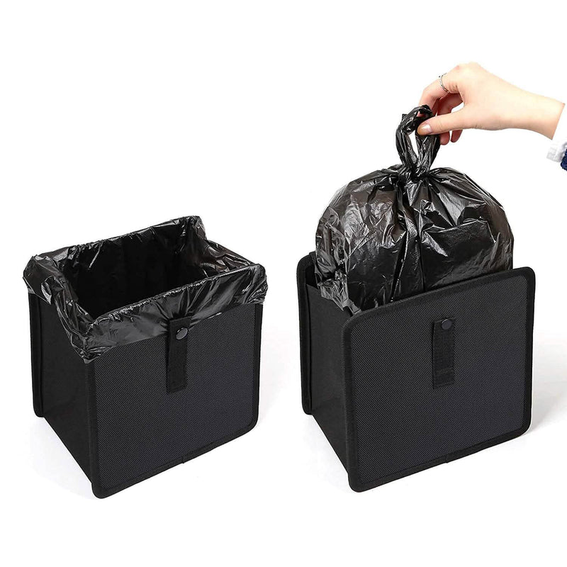 1.85 Gallon Hanging Car Trash Can Waterproof Litter Garbage Bag Organizer Automotive - DailySale