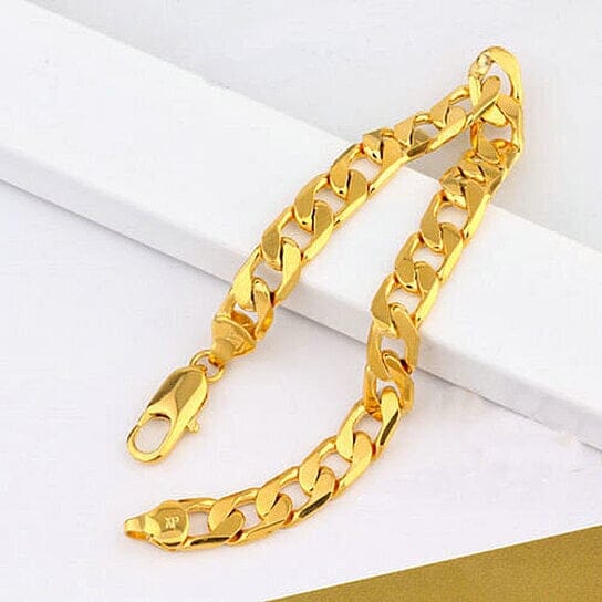 18k Gold Filled Cuban Link Bracelet Bracelets - DailySale